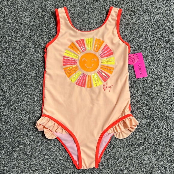 Betsy Johnson Big Girls Sun Swimwear Size 10 NWT - Picture 1 of 5